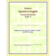Webster's Spanish to English Crossword Puzzles: Level 7