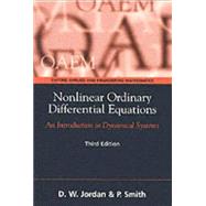 Nonlinear Ordinary Differential Equations An Introduction to Dynamical Systems