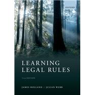 Learning Legal Rules