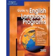 Peterson's Guide to English Language Programs 2002