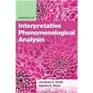 Essentials of Interpretative Phenomenological Analysis,9781433835650