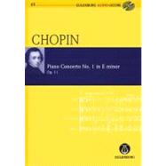 Chopin - Piano Concerto No. 1 in E-minor, Op. 11 Eulenburg Audio+Score Series, Vol. 65
