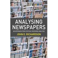 Analysing Newspapers An Approach from Critical Discourse Analysis