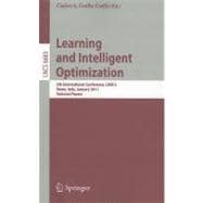 Learning and Intelligent Optimization: 5th International Conference, LION 5, Rome, Italy, January 17-21, 2011, Selected Papers