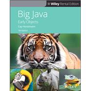 Big Java: Early Objects, 7th Edition [Rental Edition]