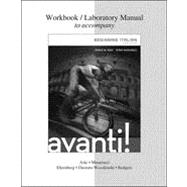 WORKBOOK/LABORATORY MANUAL FOR AVANTI
