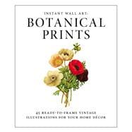 Instant Wall Art Botanical Prints