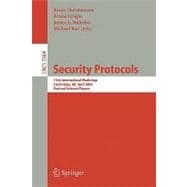 Security Protocols: 8th International Workshop, Cambridge, Uk, April 3-5, 2000 : Revised Papers