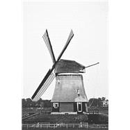 Black and White Dutch Windmill