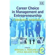 Career Choice in Management and Entrepreneurship