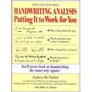 Handwriting Analysis Putting It to Work for You