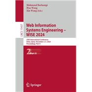 Web Information Systems Engineering – WISE 2024