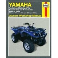 Yamaha Kodiak & Grizzly ATVs  2-wheel drive and 4-wheel drive 1993 to 2005
