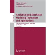 Analytical and Stochastic Modeling Techniques and Applications : 17th International Conference, ASMTA 2010, Cardiff, UK, June 14-16, 2010, Proceedings