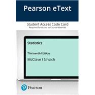 Pearson eText Statistics [UPDATED EDITION] -- Access Card