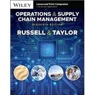Operations and Supply Chain Management, 11th Edition Loose-leaf