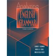Analyzing English Grammar