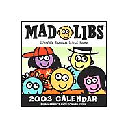 Mad Libs 2003 Calendar