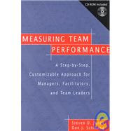 Measuring Team Performance : A Step-by-Step, Customizable Approach for Managers, Facilitators, and Team Leaders