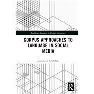 Corpus Approaches to Language in Social Media
