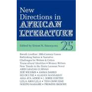 New Directions in African Literature