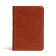 NASB Large Print Compact Reference Bible, Burnt Sienna Leathertouch