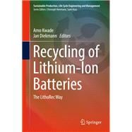 Recycling of Lithium-ion Batteries