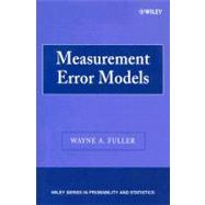 Measurement Error Models