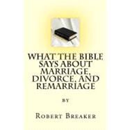What the Bible Says About Marriage, Divorce, and Remarriage