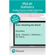 MyLab Statistics with Pearson eText -- 24-Month Combo Access Card -- for Stats