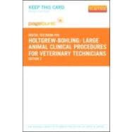 Large Animal Clinical Procedures for Veterinary Technicians: Pageburst Retail
