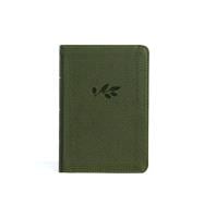 NASB Large Print Compact Reference Bible, Olive Leathertouch