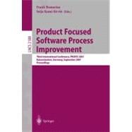 Product Focused Software Process Improvement: Third International Conference, Profes 2001, Kaiserslautern, Germany, September 10-13, 2001, Proceedings