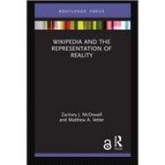 Wikipedia and the Representation of Reality book cover, ISBN 9780367555719