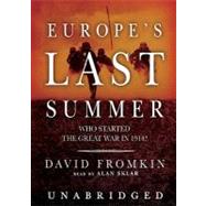 Europe's Last Summer