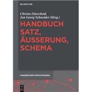 Handbuch Satz, Ausserung, Schema