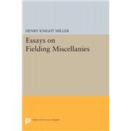 Essays on Fielding Miscellanies