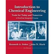 Introduction to Chemical Engineering: Tools for Today and Tomorrow, 5th Edition,9780470885727