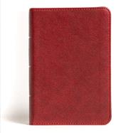 NASB Large Print Compact Reference Bible, Burgundy Leathertouch