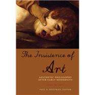 The Insistence of Art Aesthetic Philosophy after Early Modernity