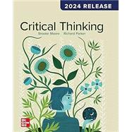 Critical Thinking: 2024 Release [Rental Edition] book cover, ISBN 9781266555732