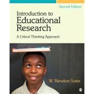 Introduction to Educational Research : A Critical Thinking Approach