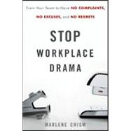 Stop Workplace Drama Train Your Team to have No Complaints, No Excuses, and No Regrets