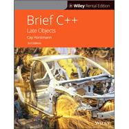 Brief C++: Late Objects, 3rd Edition [Rental Edition]