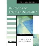 The Blackwell Handbook of Entrepreneurship
