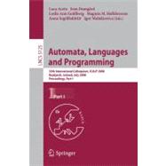 Automata, Languages and Programming : 35th International Colloquium, Icalp 2008 Reykjavik, Iceland, July 7-11, 2008 Proceedings, Part I