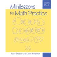 Minilessons for Math Practice, Grades K-2