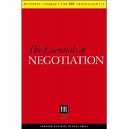 The Essentials Of Negotiation