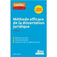 Méthode efficace de la dissertation juridique - Licence et Master