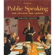 Public Speaking for College and Career